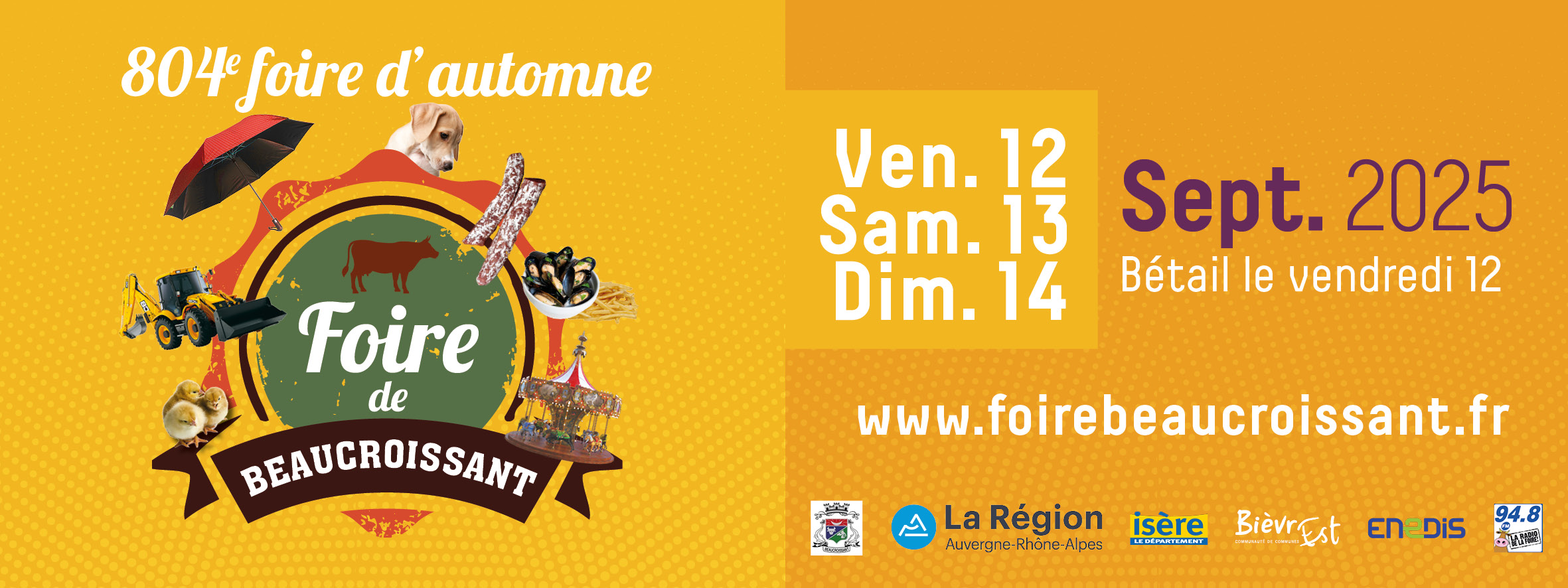 affiche Foire septembre 2025 affiche Foire septembre 2025