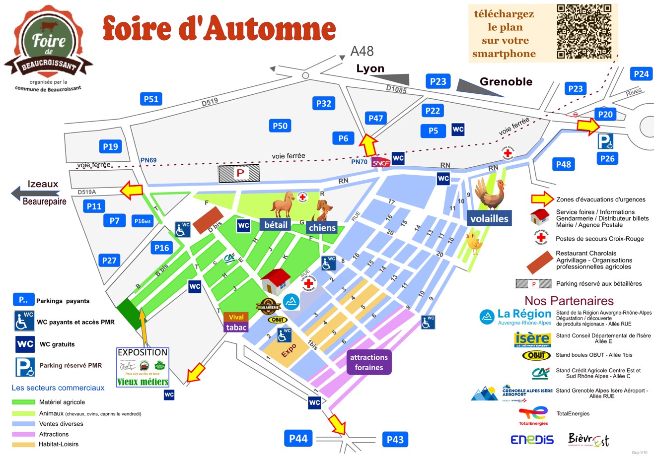 plan Foire septembre 2025 plan Foire septembre 2025